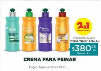 Farmacity Crema para peinar oferta