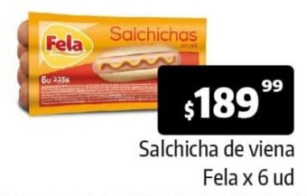 Autoservicio Capo Salchicha de Viena Fela x 6 ud oferta