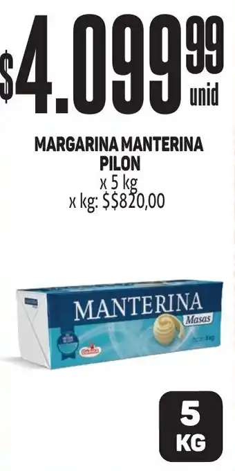 Makro Margarina Manterina Pilon x 5kg oferta