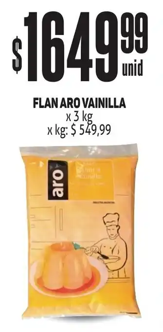 Makro Flan Aro Vainilla x 3kg oferta