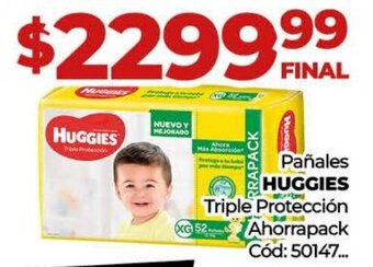 Diarco Pañales Huggies Triple Protección Ahorrapack oferta