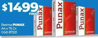 Diarco Resma Punax A4 x 75g oferta
