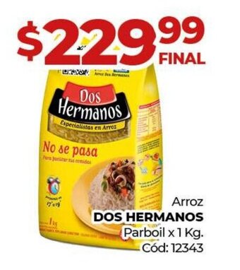 Diarco Arroz Dos Hermanos Parboil x 1kg oferta
