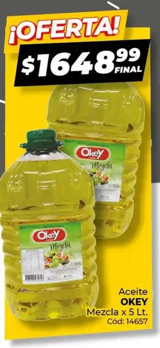 Diarco Aceite Okey Mezcla x 5lt oferta