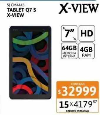 Cetrogar Tablet q7 s 4gb 64gb 7" x-view oferta