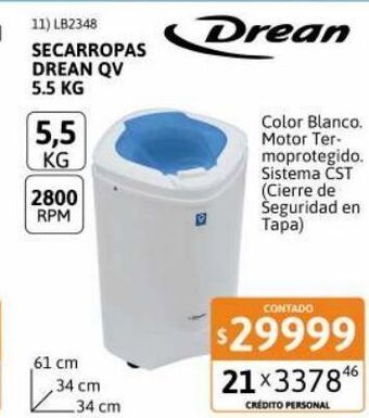 Cetrogar Secarropas drean oferta