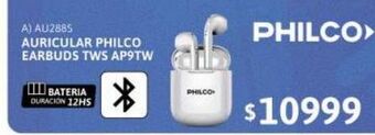 Cetrogar Auriculares earbuds tws ap9tws bt philco oferta