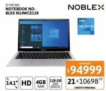 Cetrogar Notebook noblex oferta