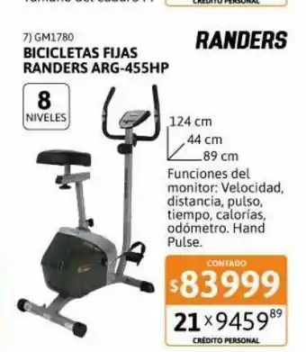 Cetrogar Bicicleta fija randers oferta
