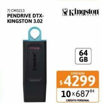 Cetrogar Pendrive kingston oferta