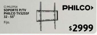 Cetrogar Soporte para tv philco tv3255f 32-55" oferta
