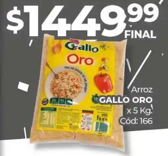 Diarco Arroz Gallo Oro x 5kg oferta