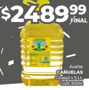 Diarco Aceite Cañuelas Girasol x 5lt oferta