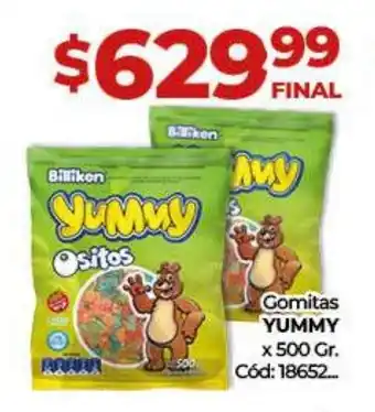 Diarco Gomitas Yummy x 500g oferta