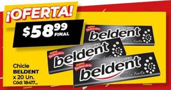 Diarco Chicle Beldent x 20 un. oferta