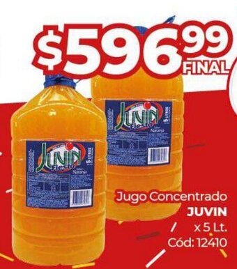 Diarco Jugo Concentrado Juvin x 5lt oferta