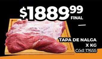 Diarco Tapa de Nalga x kg oferta