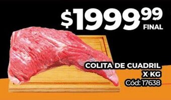 Diarco Colita de Cuadril x kg oferta