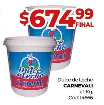 Diarco Dulce de Leche Carnevali x 1kg oferta
