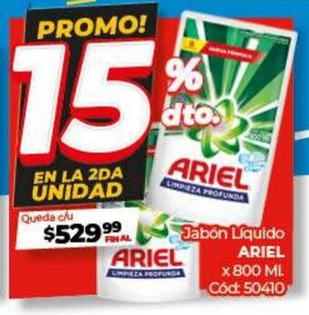 Diarco Jabón Líquido Ariel x 800ml oferta
