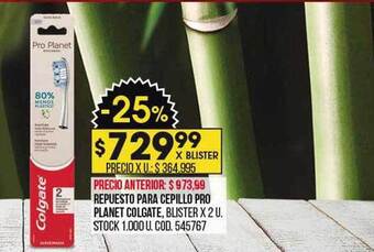 Coto Repuesto para cepillo pro planet colgate oferta