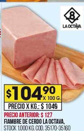 Coto Fiambre de cerdo la octava oferta