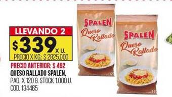 Coto Queso rallado spalen oferta