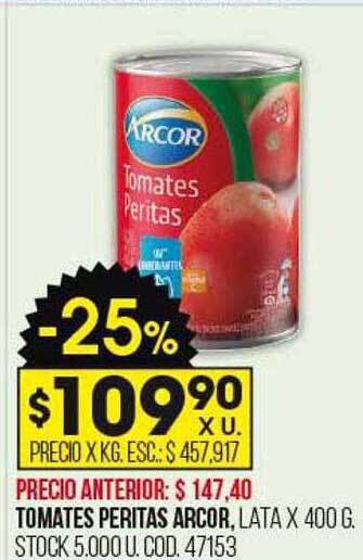Coto Tomates peritas arcor oferta