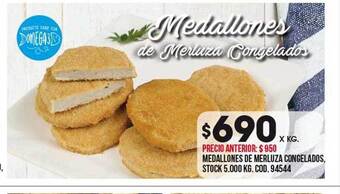 Coto Medallones de merluza congelados oferta