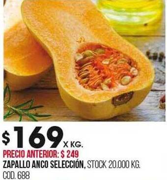 Coto Zapallo anco selección oferta