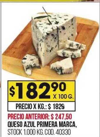 Coto Queso azul primera marca oferta