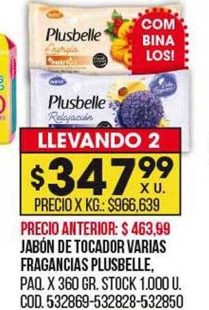 Coto Jabón de tocador varias fragancias plusbelle oferta