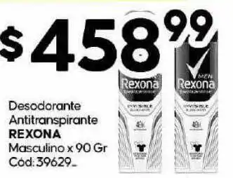 Diarco Desodorante antitranspirante rexona masculino oferta