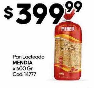 Diarco Pan lacteado mendia oferta