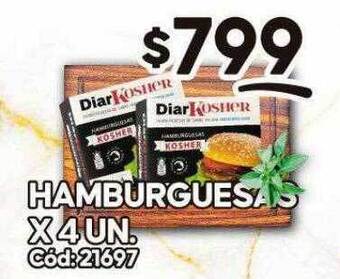 Diarco Hamburguesas oferta