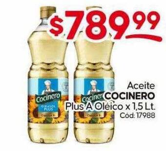 Diarco Aceite cocinero plus a oléico oferta