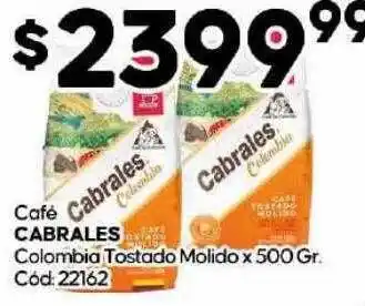 Diarco Café cabrales colombial tostado molido oferta