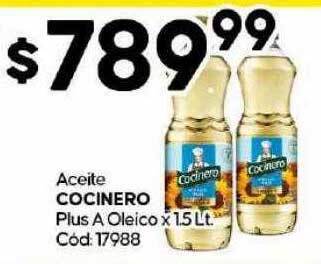 Diarco Aceite cocinero plus a oleico oferta