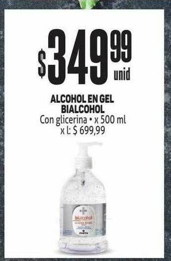 Makro Alcohol en gel bialcohol con glicerina oferta