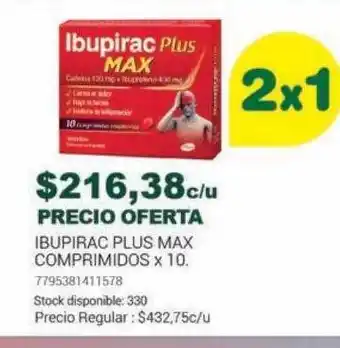 La Santé Ibupirac plus max comprimidos oferta