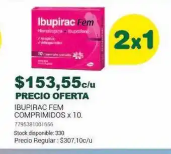La Santé Ibupirac fem comprimidos oferta