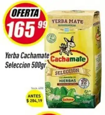 Supermercados Comodin Cachamate Yerba Seleccion 500gr oferta