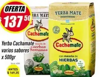 Supermercados Comodin Yerba Cachamate varios sabores x 500gr oferta