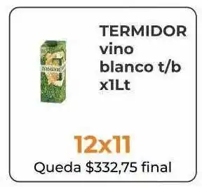 Pasos Supermercado Termidor vino blanco oferta
