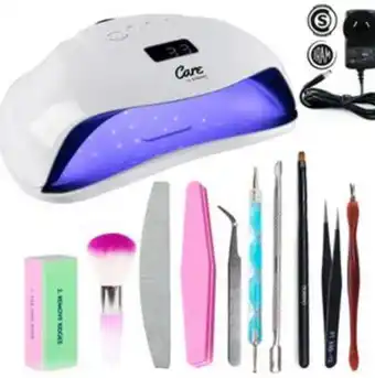 Frávega Cabina para uñas gadnic ledsun plus uv 72w uso profesional oferta