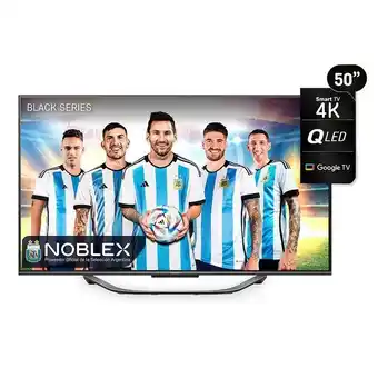 Coto Smart tv qled noblex 50" 4k 91dq50x9500 google tv oferta