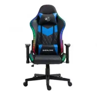Oscar Barbieri Sillón gamer con iluminación rgb shenglong sch-rgb155 negro y azul oferta
