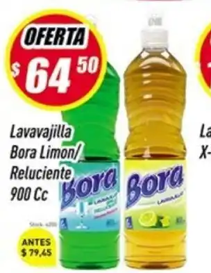 Supermercados Comodin Bora Lavavajilla Limon/Reluciente 900cc oferta