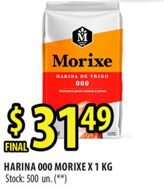 Punto Mayorista Morixe Harina 000 x 1kg oferta