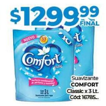 Diarco Suavizante Comfort Classic x 3lt oferta